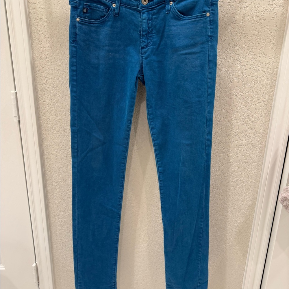 AG Adriano Goldschmied Blue Skinny Jeans